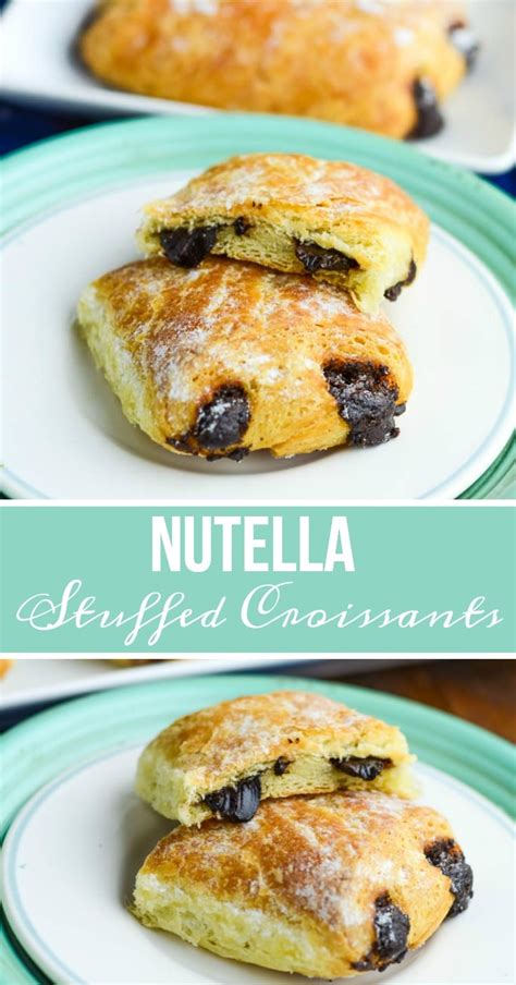 Nutella Stuffed Croissants Recipe