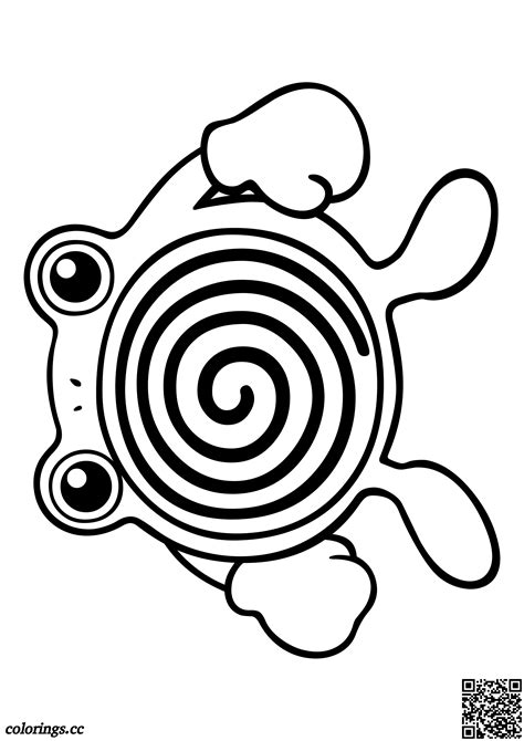 061 Poliwhirl Coloring Pages Pokémon Coloring Pages Coloringscc