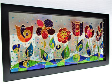Glass Painting Designs For Wall Hanging Painting