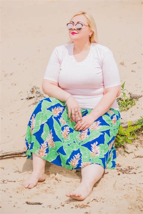 Natural Beauty Plus Size Woman Stock Image Image Of Lady Large