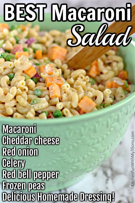 Make This Easy Macaroni Salad Recipe As The Perfect Side Dish For A