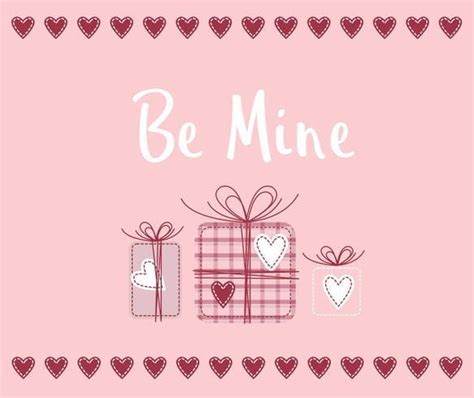 Be Mine Valentine Card Design Svg Eps Ai Vector Uidownload