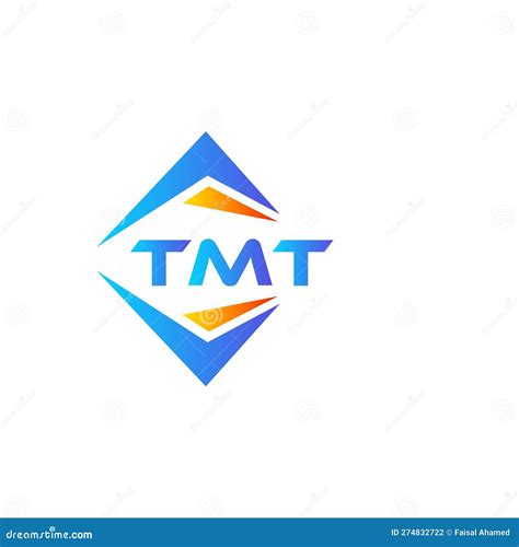 Tmt Abstract Technology Logo Design On White Background Tmt Creative Initials Letter Logo