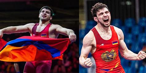 Malkhas Amoyan Arsen Harutyunyan Strike Wrestling Gold At Euro