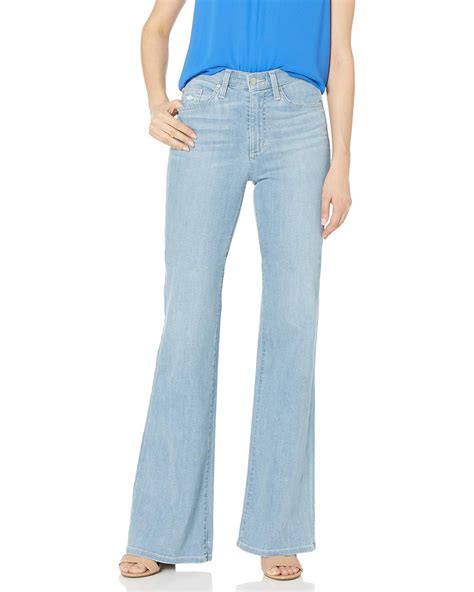 Joe S Jeans Molly High Rise Wide Leg Flare In Blue Save 17 Lyst