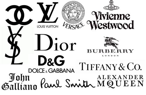 The wordmark has stayed almost the same throughout the company's history. Designer label logos | Fashion logo branding, Luxury ...