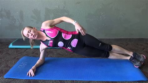 How To Do A Side Plank With Rotation With Krista Schultz Youtube