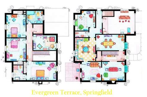 Simpsons Floor Plan Simpsons House Floor Plan