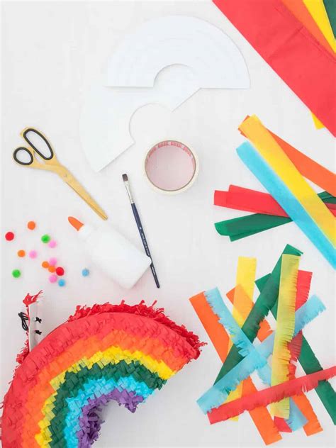 Make This Fun Rainbow PiÑata Bespoke Bride Wedding Blog