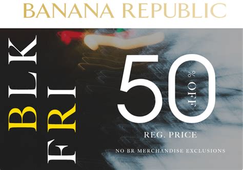 Banana Republic › Stores › Black Friday Canada
