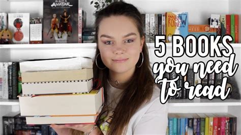 5 Books You Need To Read 💫 Youtube