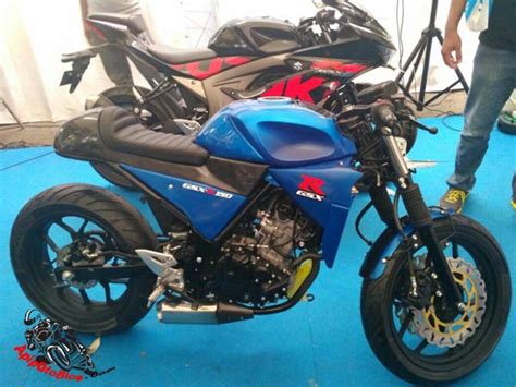 Rating for suzuki based on 182 review(s). Suzuki GSX R150 Cafe Racer Showcased At 2017 Indonesia ...