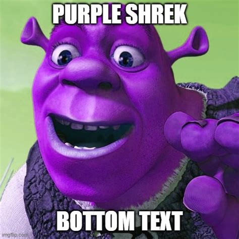 Pureple Shrek Imgflip