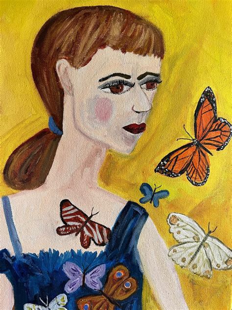 The Butterfly Effect Original Oil Painting Viviennestrauss