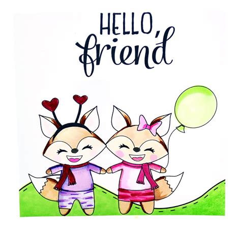 Hello Friend I Miss You Buddy New Ecard The Best Greeting Card For