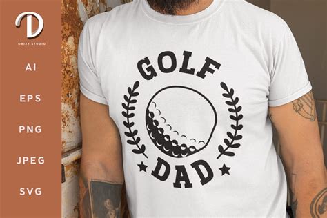 Golf Dad Svg Cut File Drizy Studio