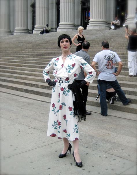 Cathy Lane In Her Rose Dress Fashion Rose