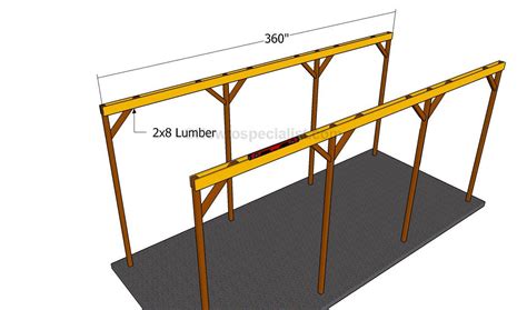 We show you how to build a lean to carport using basic carpentry techniques and. How to build a wooden carport | Wooden carports, Building ...