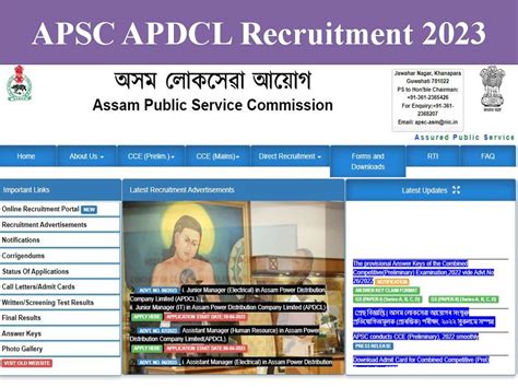 Apsc Apdcl Recruitment Out Junior Manager Vacancies Apply