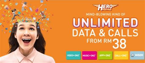 Starter pack is for rm 38 and contains 8 gb for 30 days. U Mobile offers unlimited calls on postpaid from as low as ...