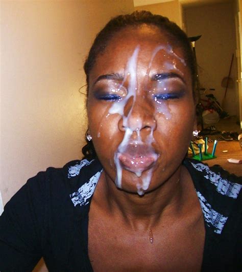Image2 In Gallery Ebony Facial Cumshot Picture 1