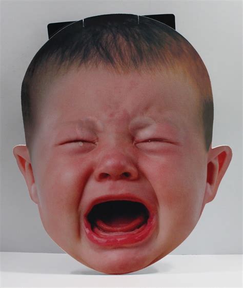 Bobble Hedz Giant Crying Baby Mask Ebay Crying Baby Mask Masks For