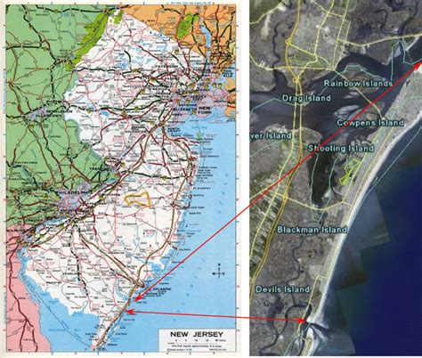 Location Map Pecks Beach Ocean City Nj Download Scientific Diagram