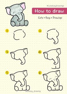 Again, it doesn't need to be a perfect circle. Learn how to draw an elephant with these super easy steps. Great for kids and beginners! You ...