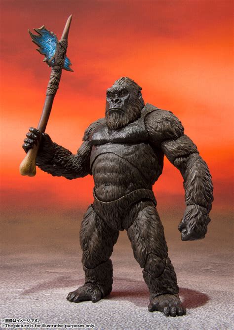 Shmonsterarts Godzilla Vs Kong 2021 King Kong Action Figure Bandai