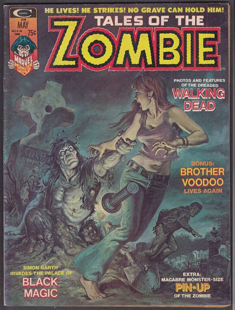 Tales Of The Zombie 5 Marvel Curtis Comic Book 5 1974 Earl Norem Voodoo