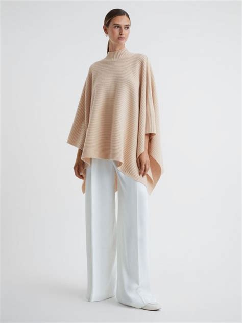 Reiss Megan Relaxed Wool Cashmere Poncho REISS USA