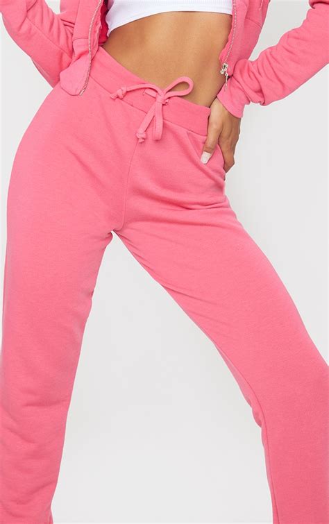 hot pink ultimate sweat joggers co ords prettylittlething ca