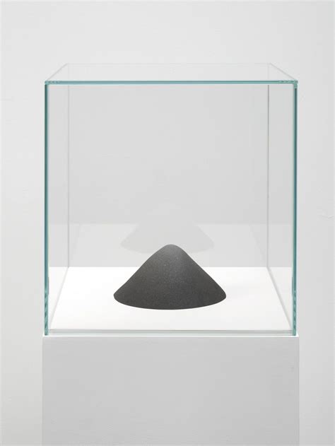 A Bronze Sculpture Of A Pile Of Ash The Cone Of Ash Proffered On A