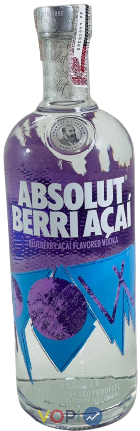 Vodka Absolut Berri Açaí 1l Original Com Selo Ipi