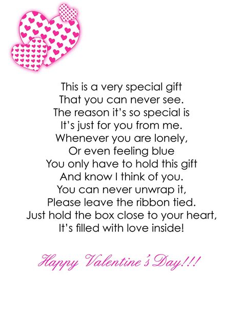 Valentines Day Poem For Wife Valentines Day Craft Vermillion