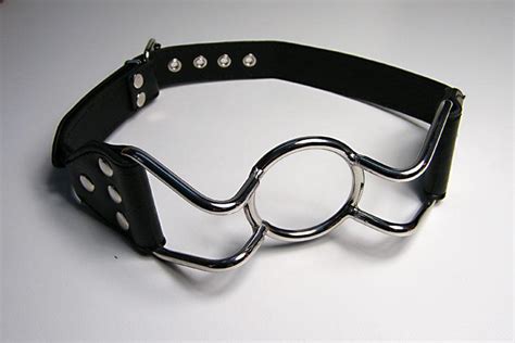 Bondage Game Toys Mouth Gag Stainless Steel O Ring Open Mouth Forced