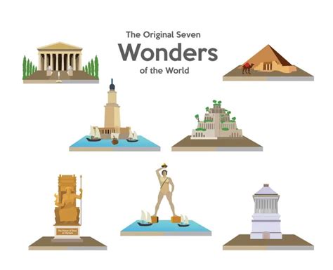 Series Seven Wonders Of The Ancient World Statue Of Zeus — Stock