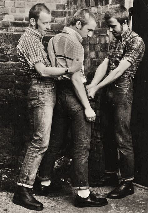 Vintage Men Standing Together