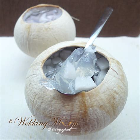 The longer the jelly is chilled, the better. Konnyaku Coconut Jelly 蒟蒻椰子果冻 | Recipes Recipe