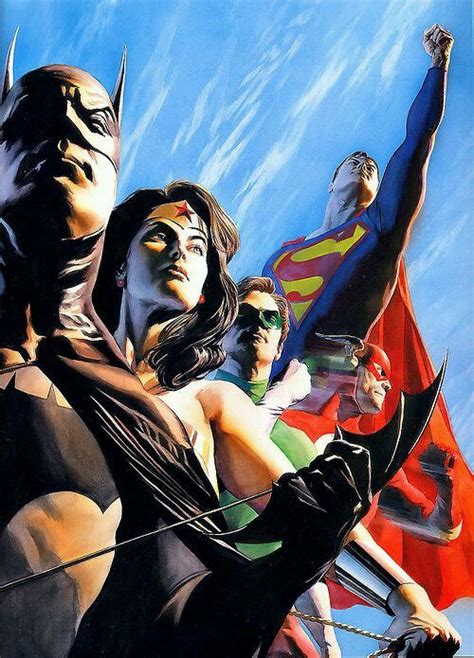 Justice League By Alex Ross Marvel Dc Comics Dc Comics Super Heroes