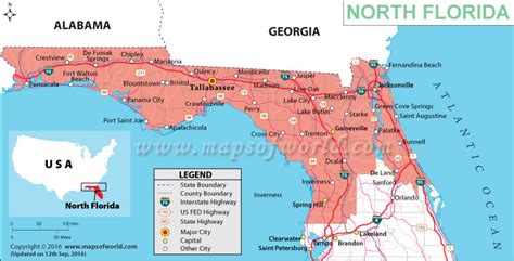 Map Of Northern Florida Map Of North Florida