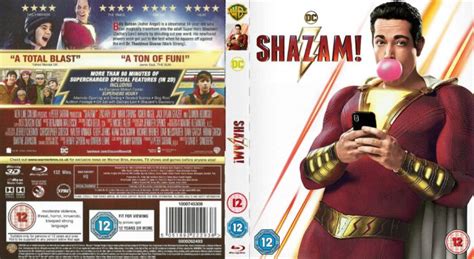 Shazam 2019 R2 Uk Blu Ray Cover And Labels Dvdcovercom