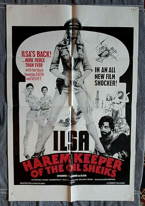 Ilsa Harem Keeper Of The Oil Sheiks Movie Poster Sexplotation Dyanne Thorne 76 Ebay