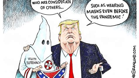 Granlund Cartoon Trump And White Supremacists