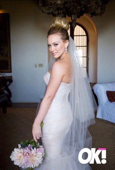 Pin By Court On Fave Celeb Weddings Hilary Duff Wedding Dress