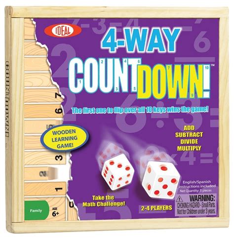 4 Way Countdown Wooden Game Board Game At Mighty Ape Nz