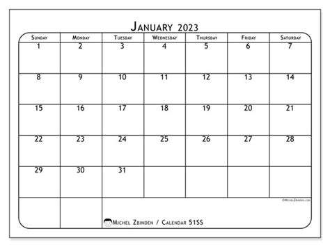 January Printable Calendars Michel Zbinden Us 36675 Hot Sex Picture