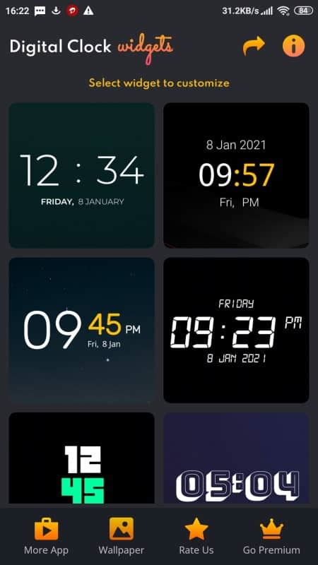 Best Free Clock Widget For Android Apps