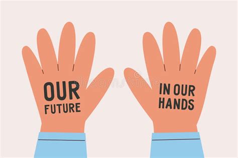 Our Future In Our Hands Stock Vector Illustration Of Global 240311087