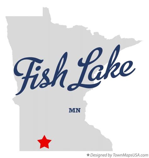 Map Of Fish Lake Jackson County Mn Minnesota